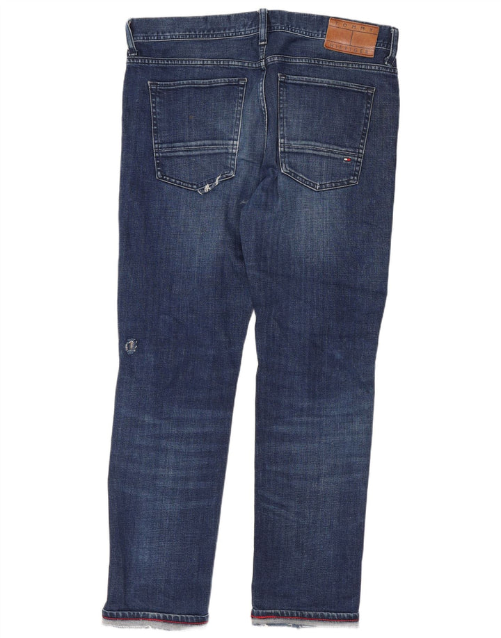 Tommy Hilfiger Donna Bleecker Slim Jeans W13 L28 Cotone Blu