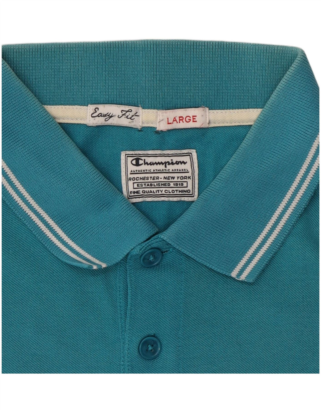 Polo Champion da uomo Easy Fit, taglia grande, in cotone blu