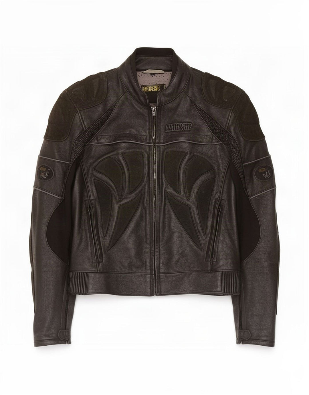 Giacca da pilota in pelle da uomo Streetfighter IT 48 media nera
