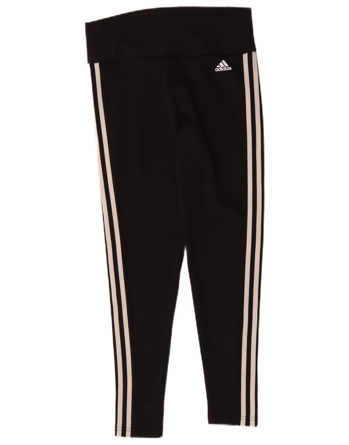 Leggings Adidas Aeroready da donna UK 12/14 Poliestere nero medio