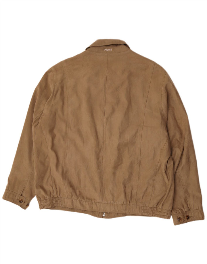 Giubbotto bomber da uomo Bugatti EU 62 6XL Poliestere marrone