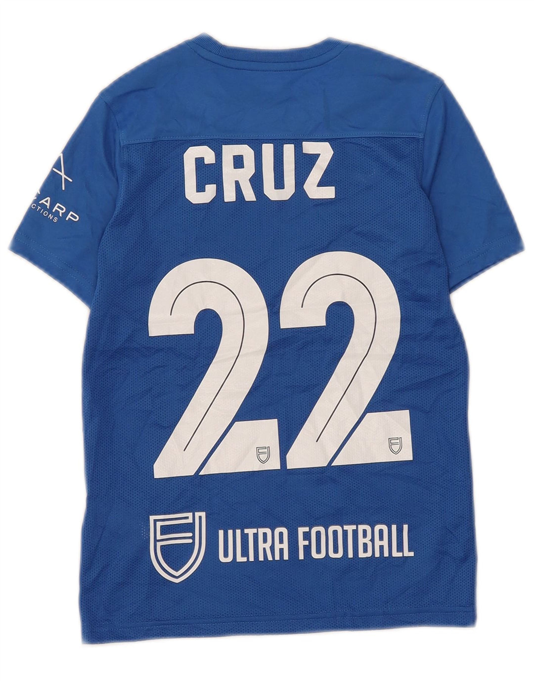 T-shirt grafica Nike Dri Fit da ragazzo, 8-9 anni, piccola, in poliestere blu