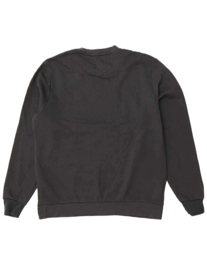 JACK & JONES Felpa da uomo Maglione grande in cotone grigio