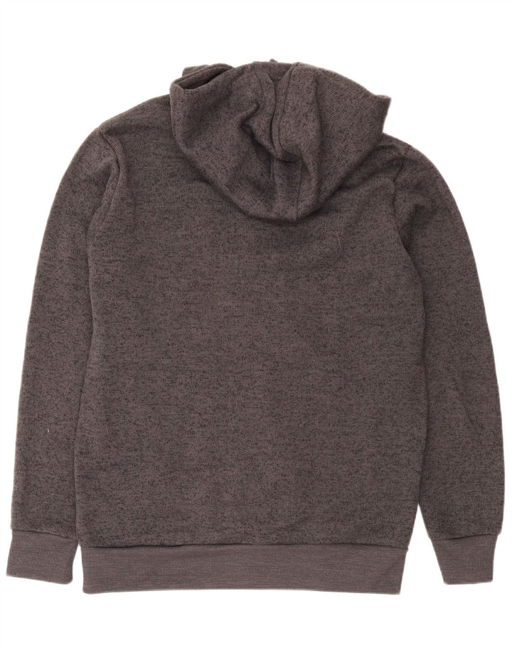 Felpa con cappuccio e zip da uomo di Mountain Warehouse, grande poliestere chiazzato grigio