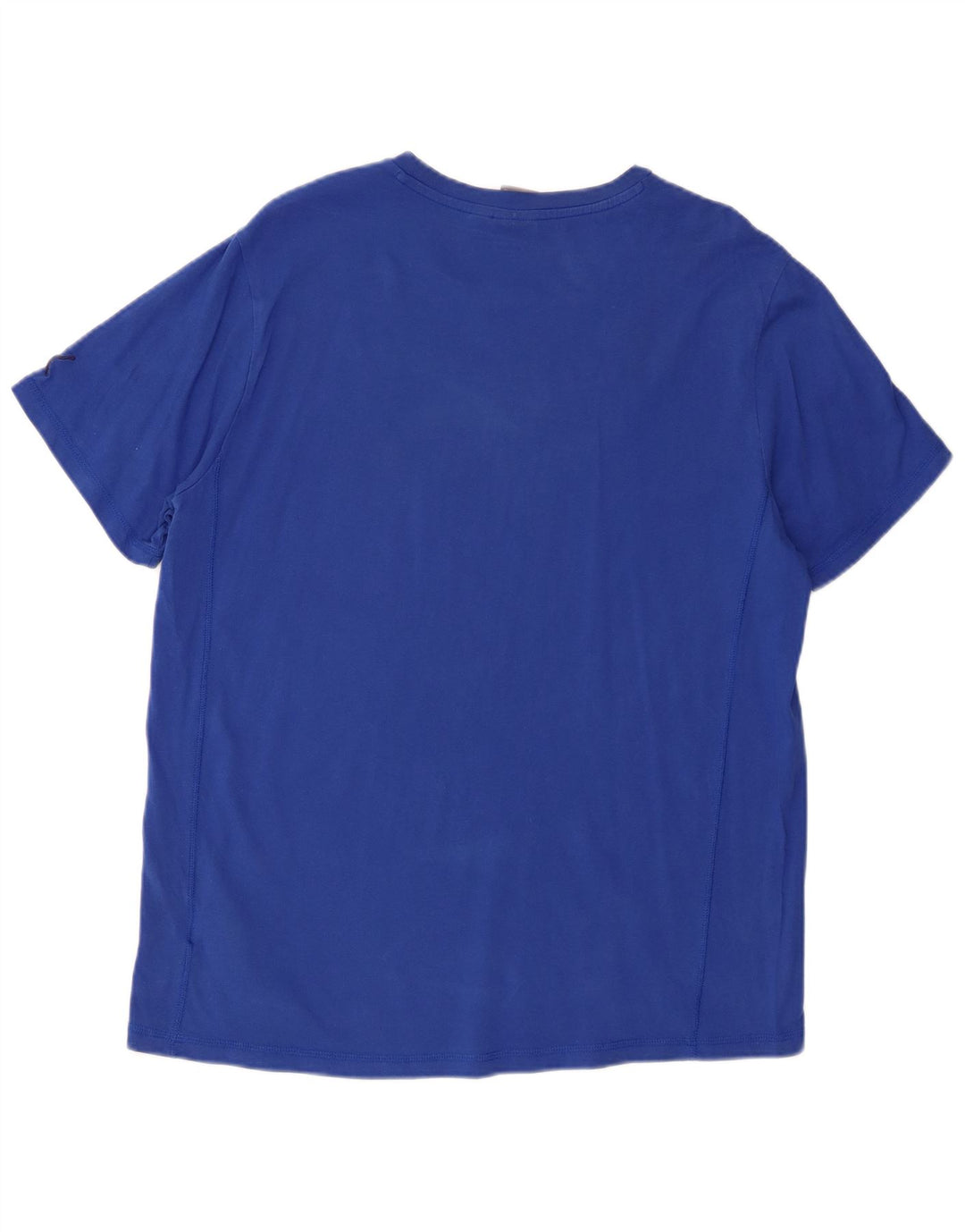 T-shirt grafica da uomo Puma grande in cotone blu