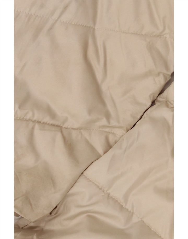 Cappotto imbottito oversize con cappuccio da donna Marks & Spencer UK 14 medio bianco sporco