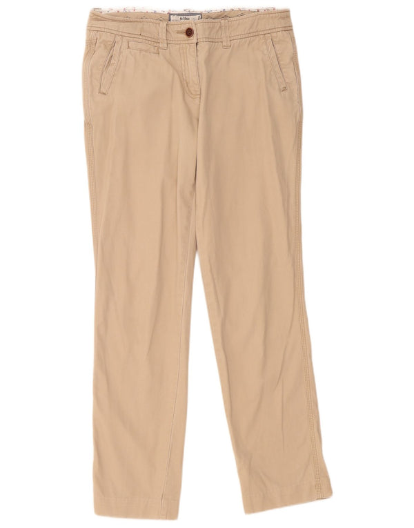 Pantaloni chino slim fit da donna Fat Face UK 10 Small W32 L30 Cotone beige