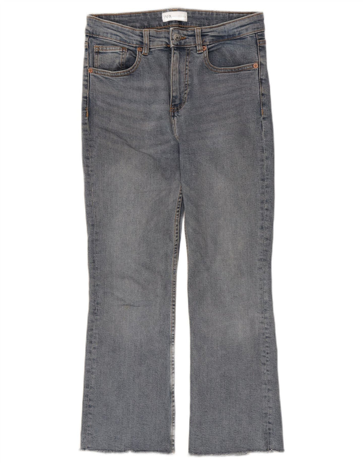 Jeans corti da donna Zara EU 38 piccoli W28 L26 cotone blu