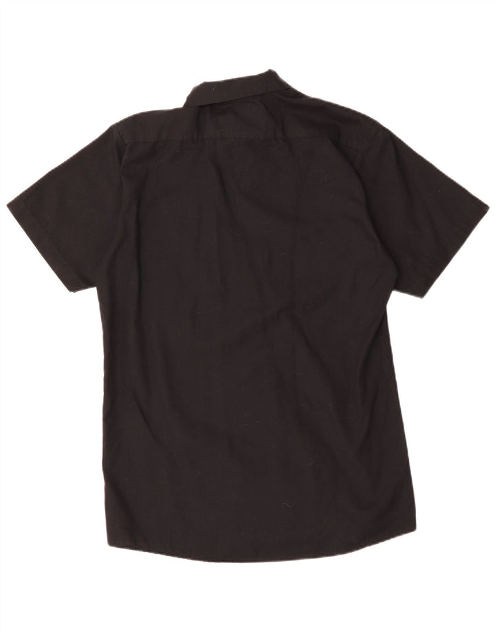 DICKIES Camicia grafica da uomo a maniche corte piccola in cotone nero
