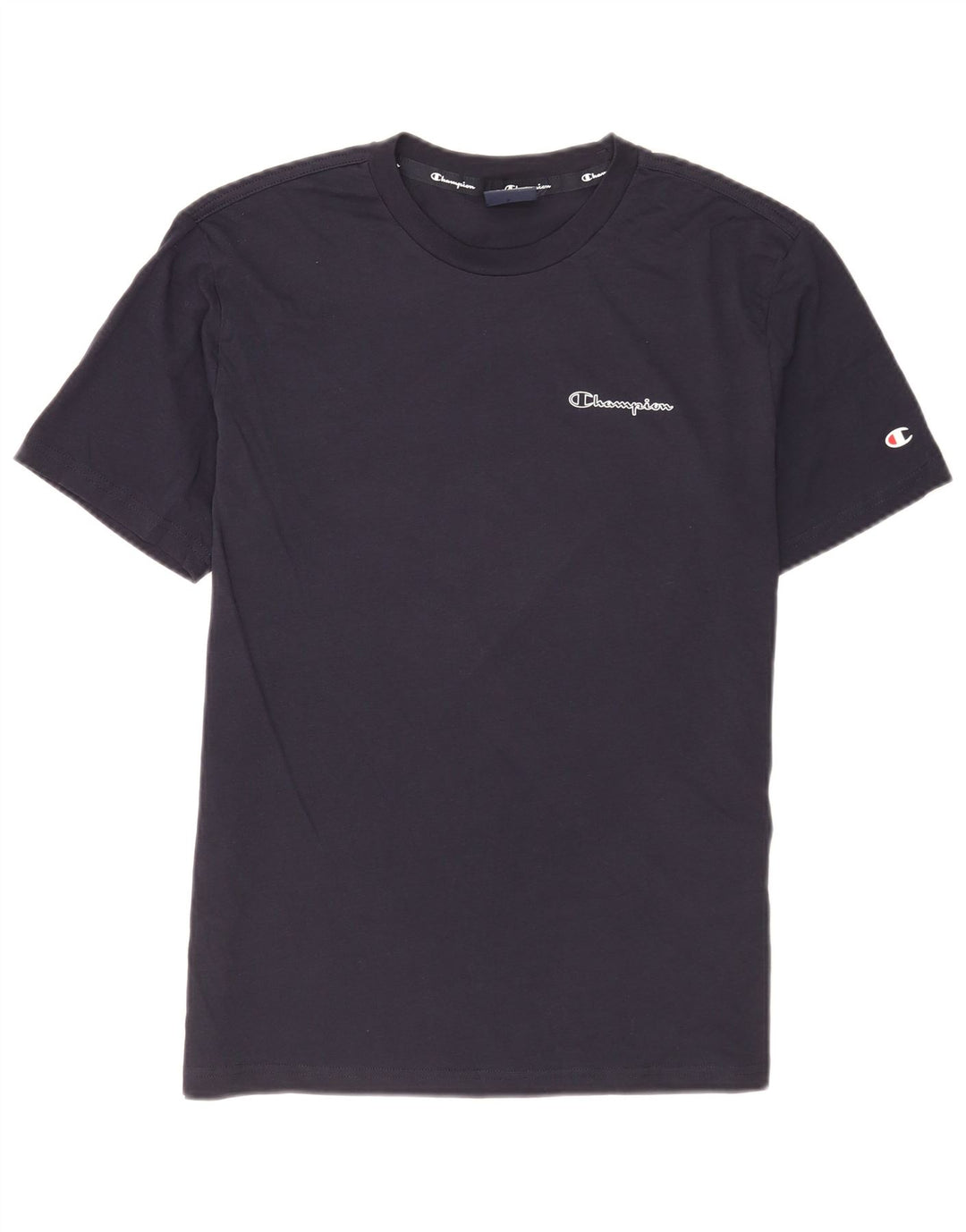 T-shirt da uomo Champion Top Small in cotone blu navy