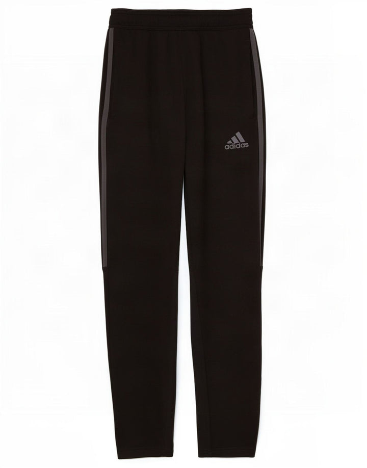 Pantaloni della tuta Adidas Climalite da donna UK 4 XS poliestere nero