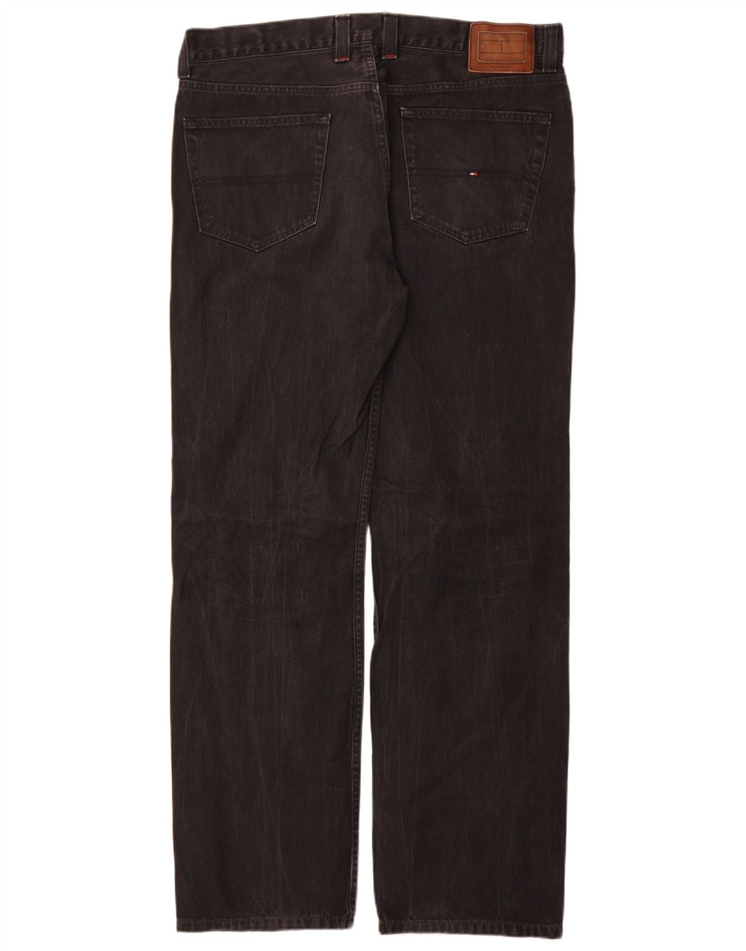 Jeans dritti Madison da uomo Tommy Hilfiger W36 L34 cotone nero