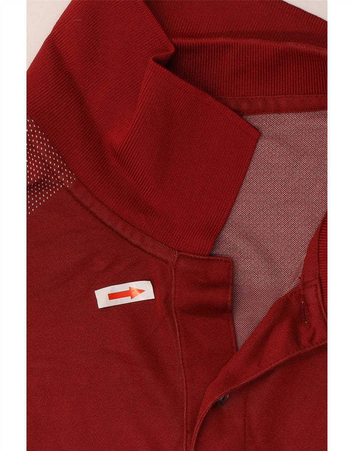 Polo da uomo Izod XL rossa in poliestere