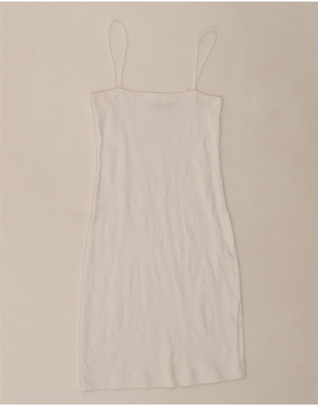 ZARA Womens Slip Dress UK 12 Medium White Vintage Zara and Second-Hand Zara from Messina Hembry 