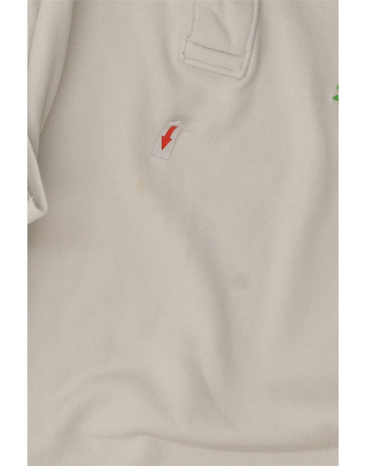Polo da uomo Superdry XL in cotone bianco