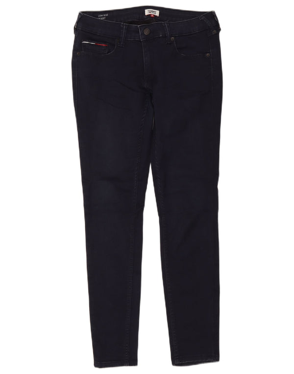 Jeans skinny a vita bassa da donna Tommy Hilfiger W31 L32 Blu navy
