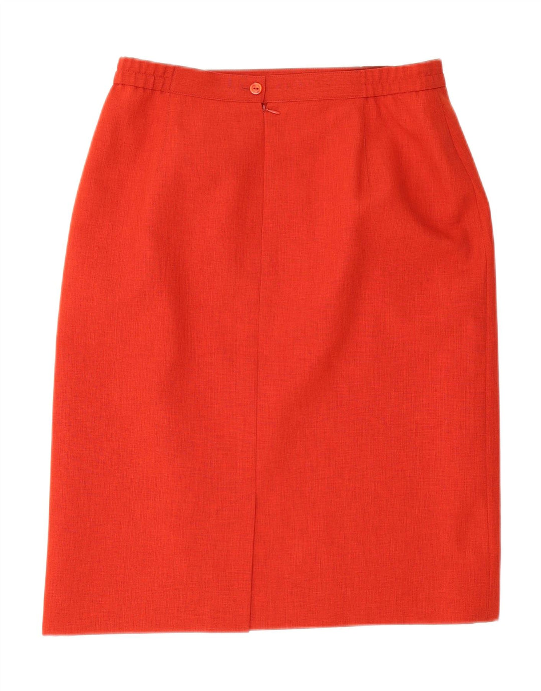 Gonna a tubino da donna Eastex UK 16 grande W30 poliestere rosso