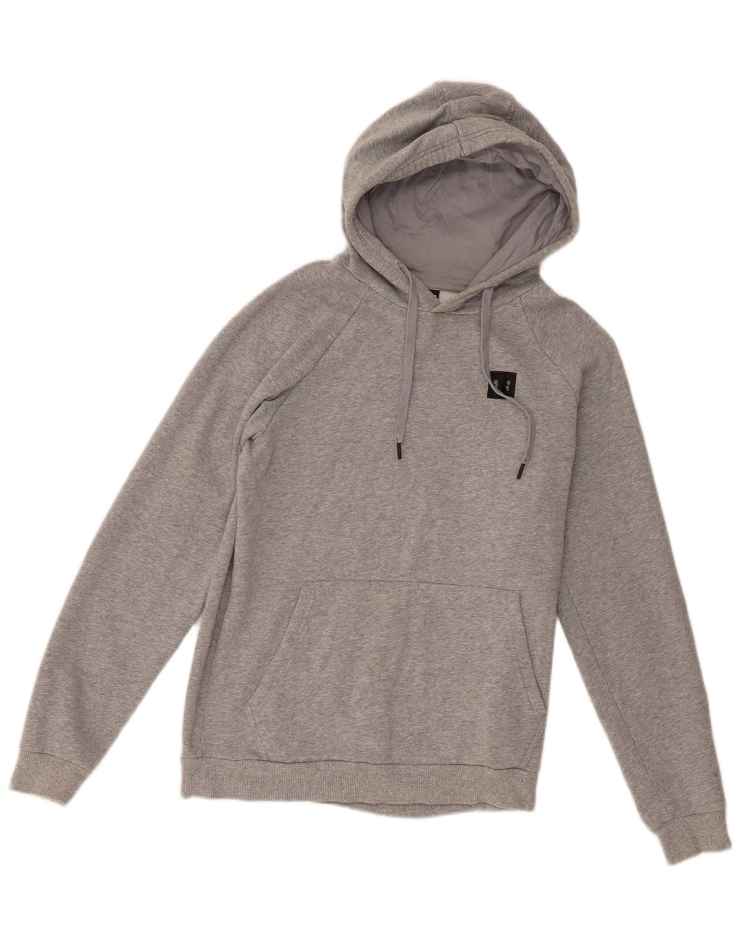 Felpa con cappuccio da uomo Under Armour piccola in cotone chiazzato grigio
