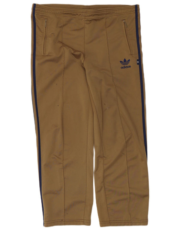 Pantaloni da tuta da uomo Adidas UK 36/38 Small Poliestere kaki