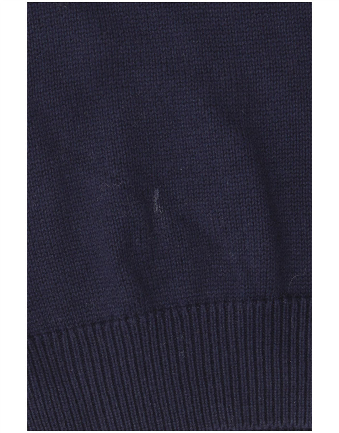 Maglione da uomo con collo con zip Wrangler piccolo in cotone blu navy