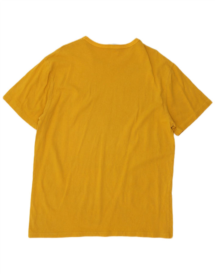 T-shirt Champion da uomo Heritage, grande, in cotone giallo