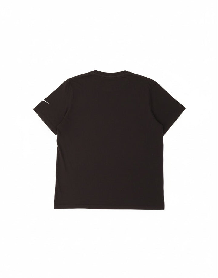 NIKE Mens T-Shirt Top XL Black Cotton