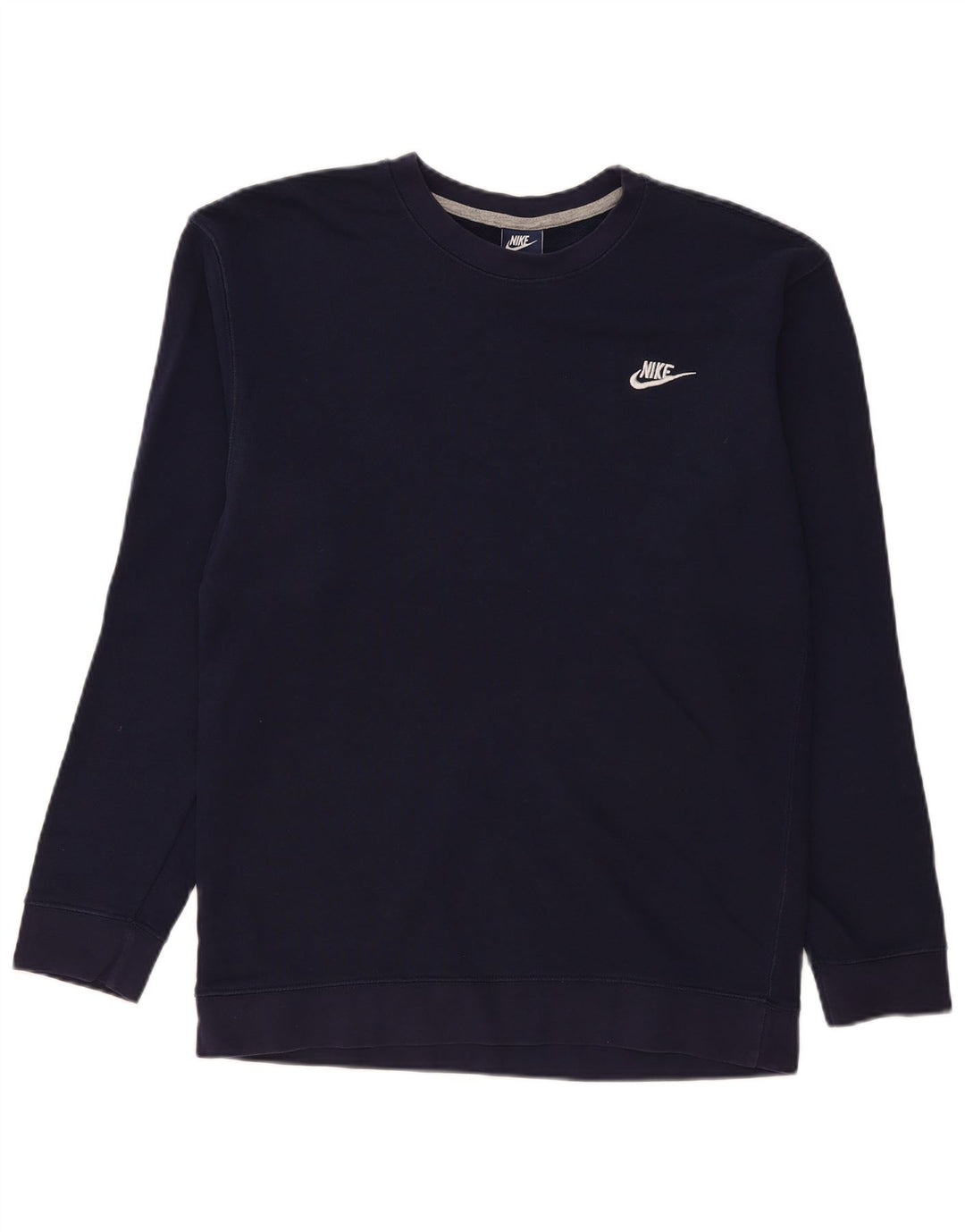 Felpa da uomo Nike Maglione grande in cotone blu navy