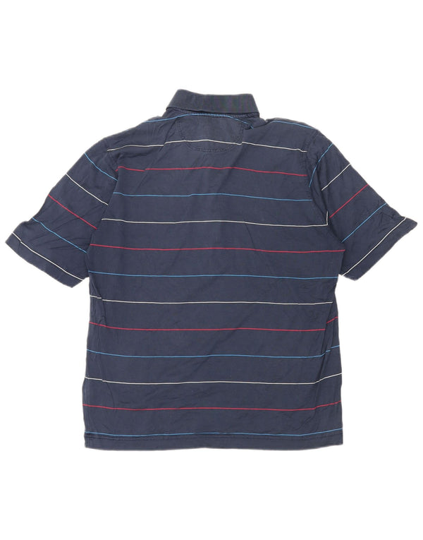 Polo da uomo PAUL & SHARK a righe blu navy medie