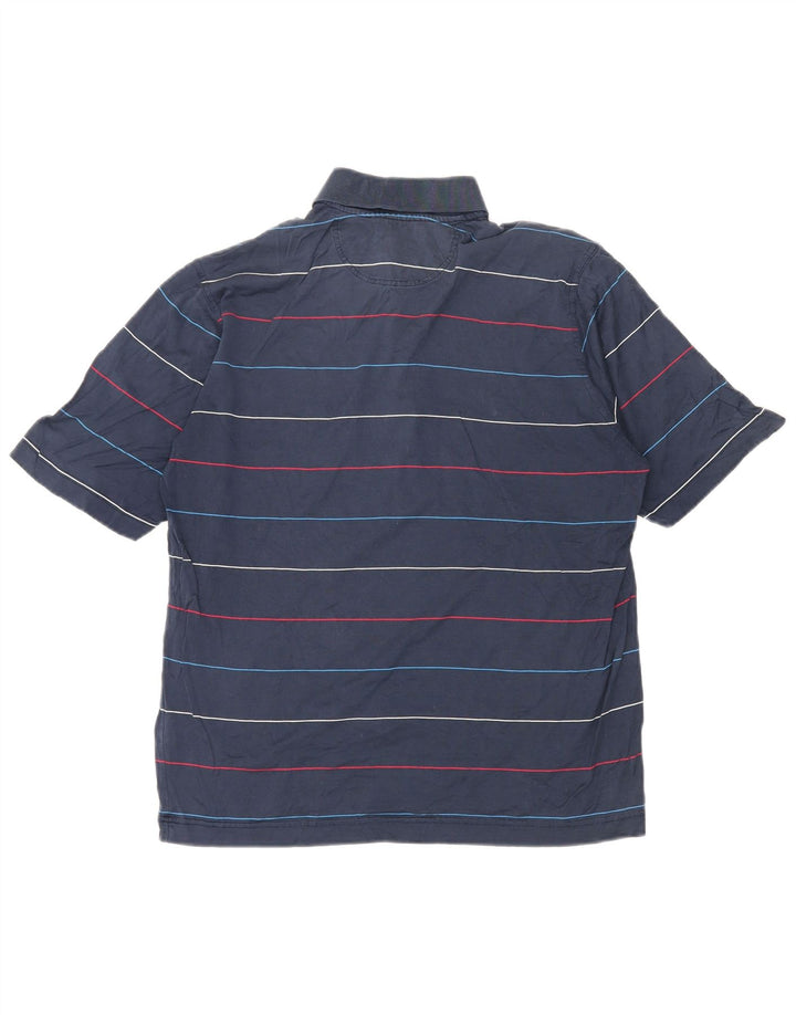 Polo da uomo PAUL & SHARK a righe blu navy medie
