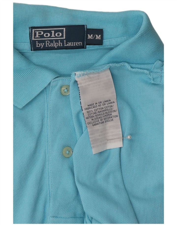 Polo Ralph Lauren da uomo in cotone blu medio