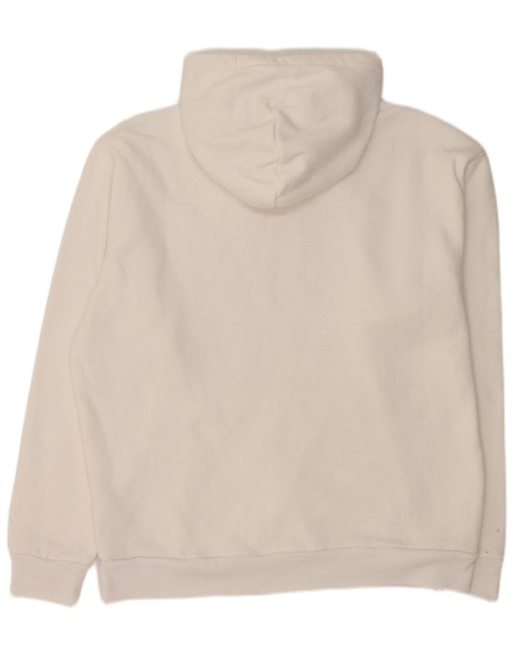 Maglione con cappuccio da uomo HOLLISTER grande in cotone bianco