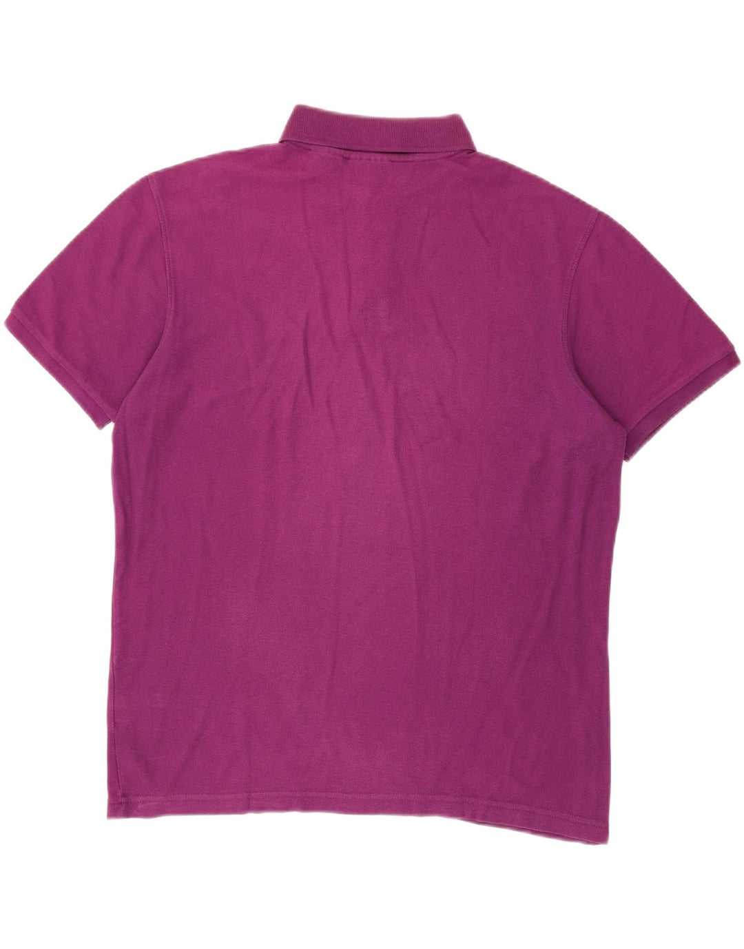 FILA Mens Polo Shirt Medium Purple Cotton