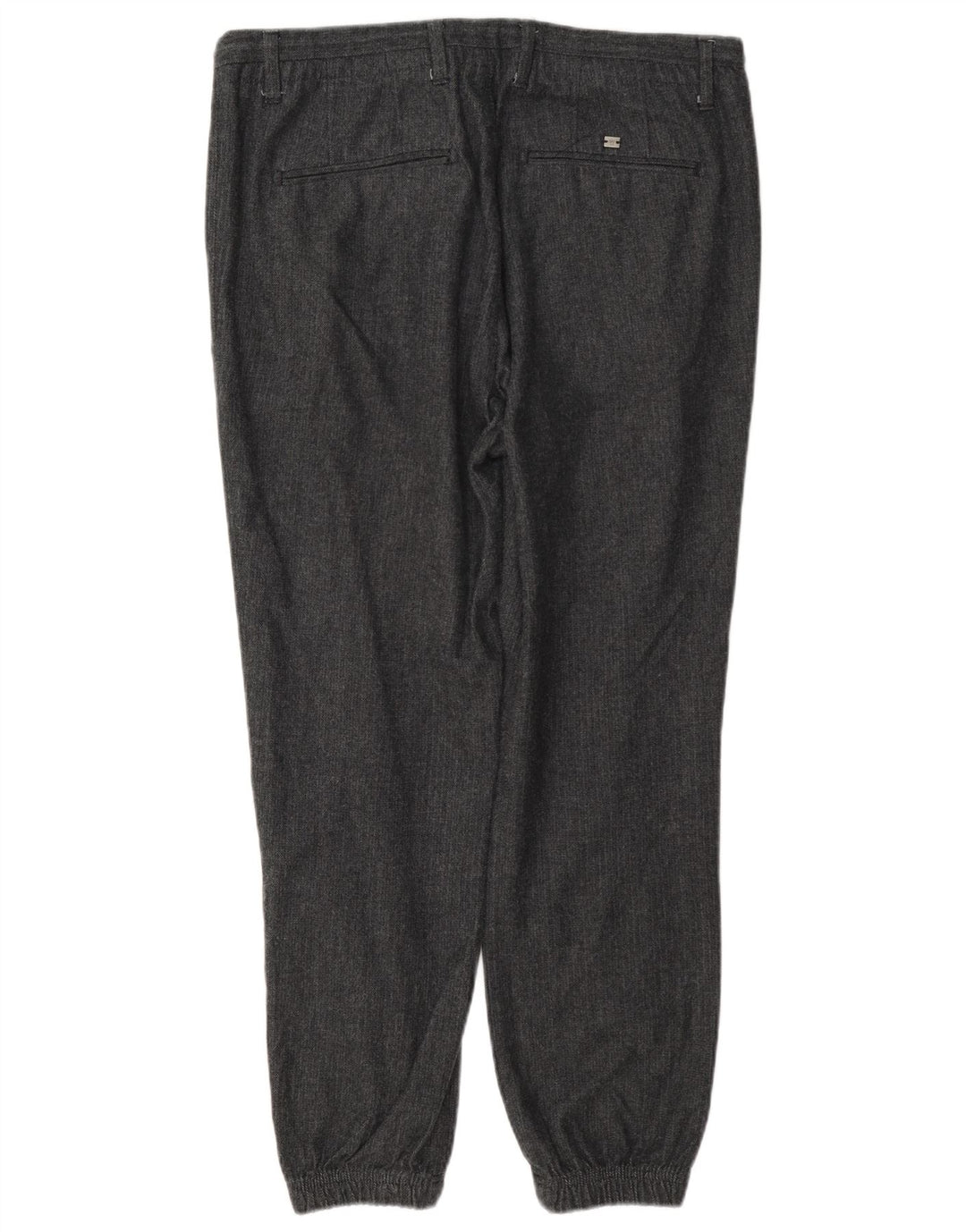 Pantaloni chino da uomo Massimo Dutti EU 42 Large W32 L28 Grigio a spina di pesce