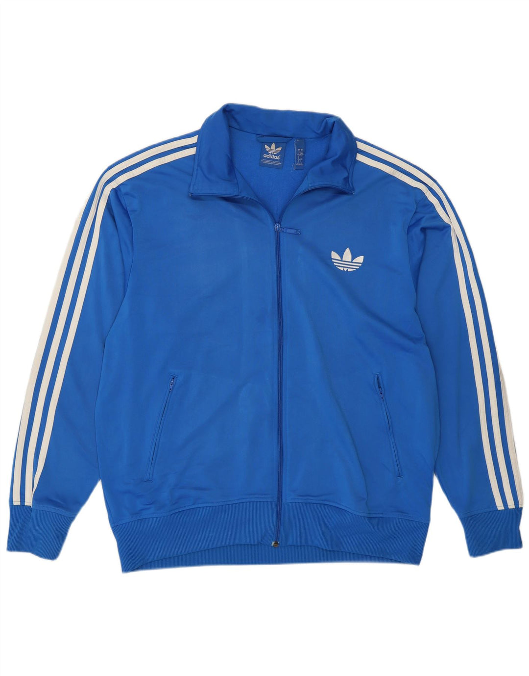 Giacca da ginnastica da uomo Adidas XL blu poliestere