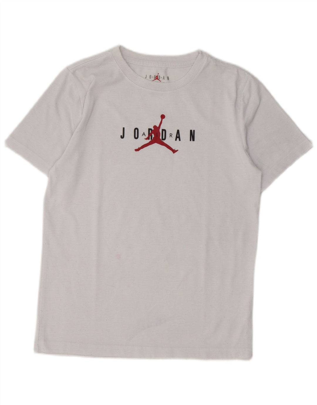 T-shirt grafica Jordan da bambino, 12-13 anni, grande, in poliestere bianco