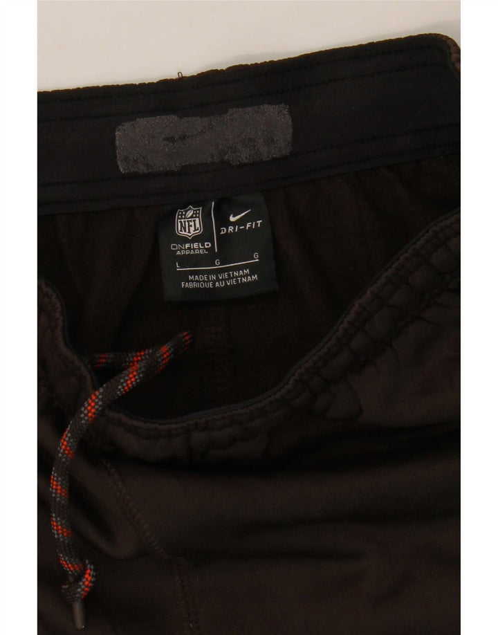 Pantaloni da tuta con grafica Nike Cleveland Browns da uomo, grandi in poliestere kaki