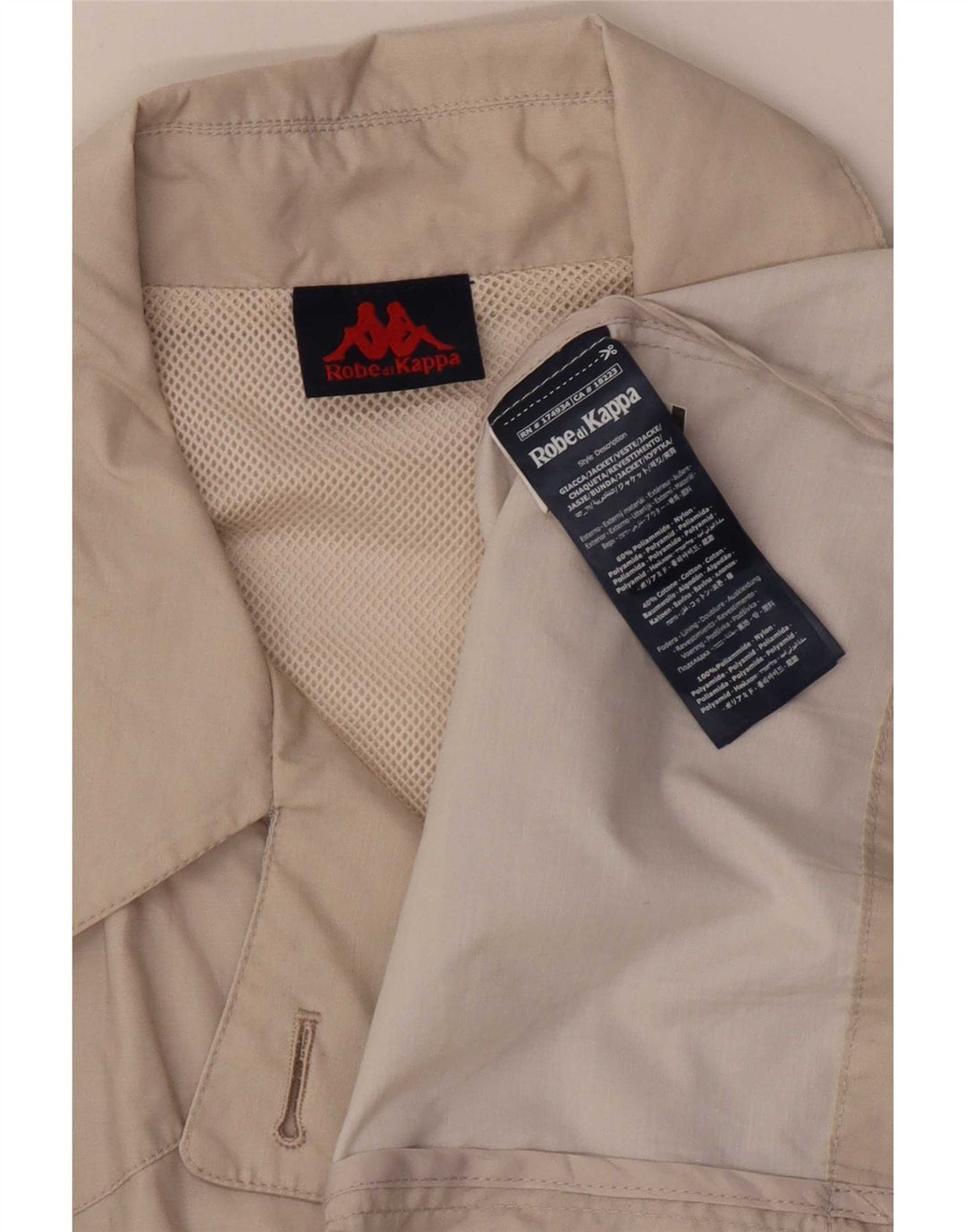 Trench Kappa da donna UK 16 Large Beige in poliammide