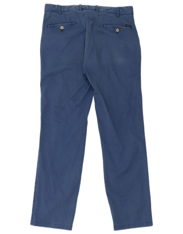 Pantaloni chino dritti da uomo Gant IT 48 medio W33 L31 cotone blu