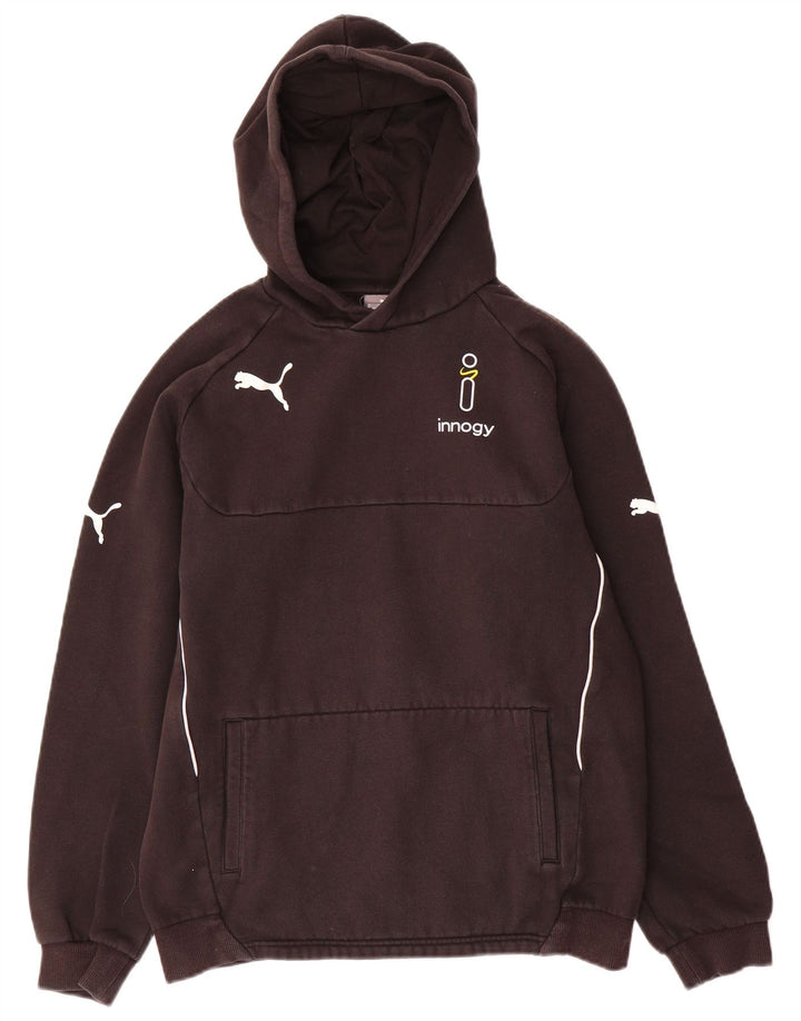 Felpa con cappuccio grafica da ragazzo Puma 15-16 anni 2XL poliestere nero