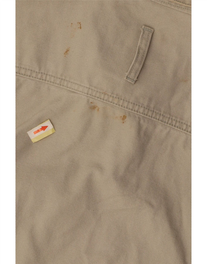 EDDIE BAUER Giubbotto bomber da uomo UK 38 Cotone beige medio