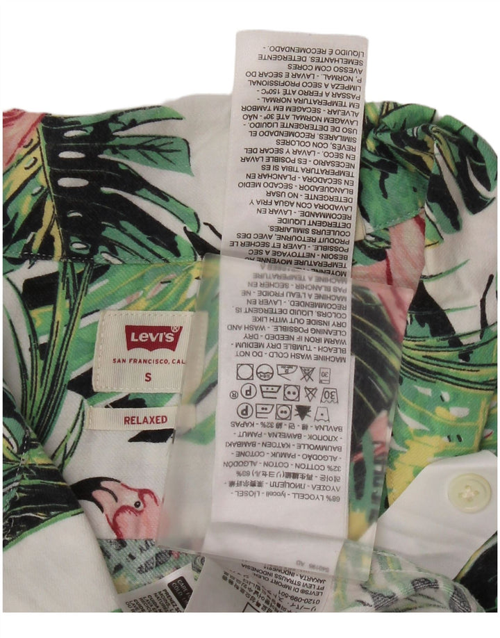 Camicia a maniche corte da uomo Levi's piccola hawaiana floreale multicolore