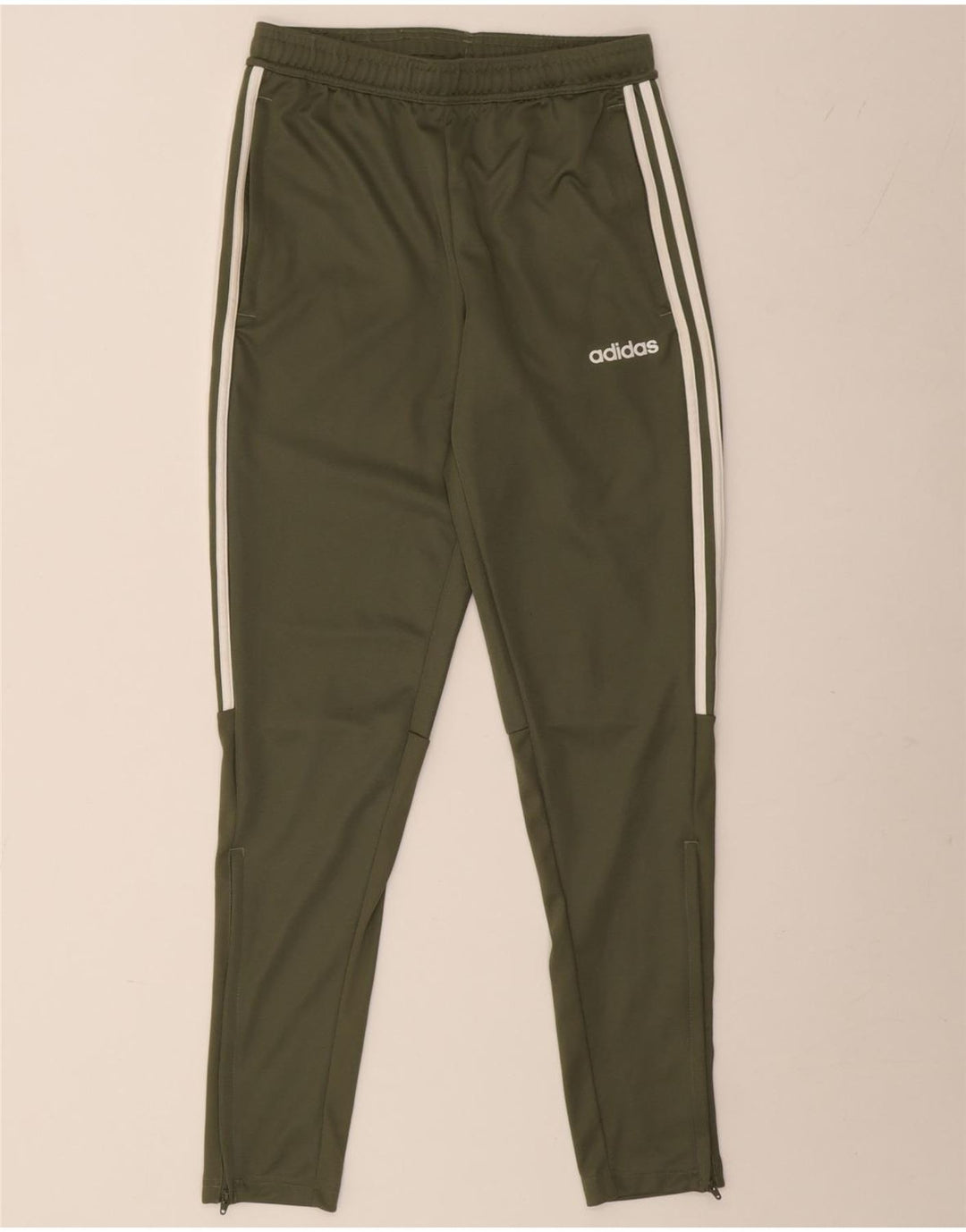 Pantaloni da tuta Adidas Aeroready da uomo piccoli in poliestere kaki