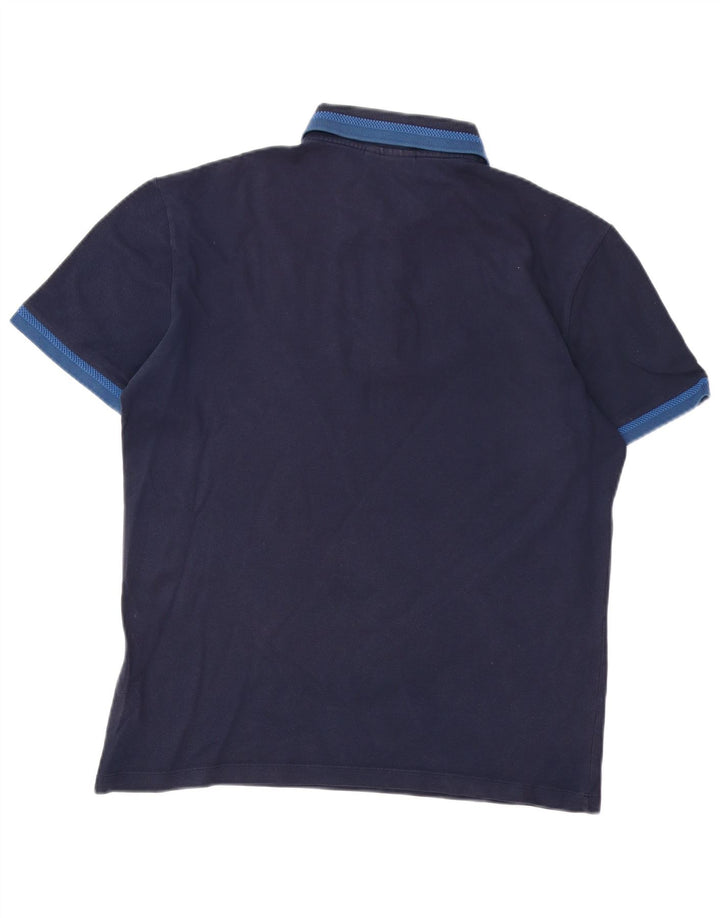 Polo LACOSTE da uomo slim fit taglia 5 grande in cotone blu navy