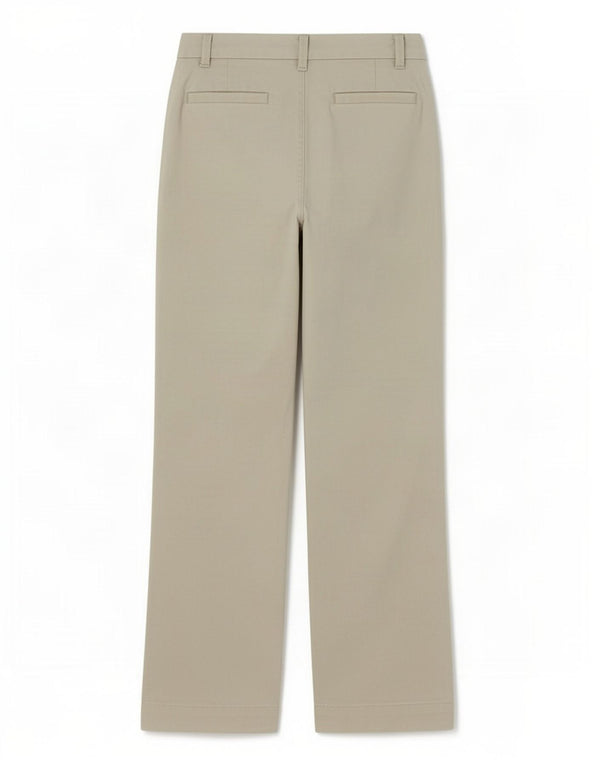 Pantaloni chino dritti da donna Marks & Spencer UK 14 Large W34 L30 Beige