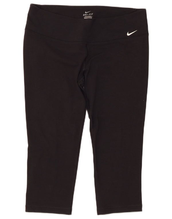 Leggings Nike Dri Fit Capri da donna UK 18 XL neri