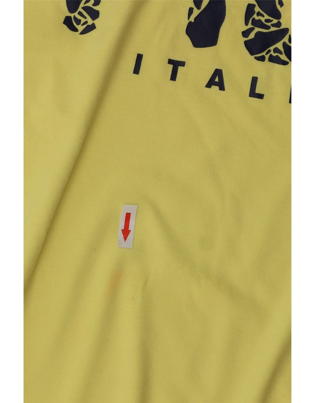 T-shirt grafica da uomo FILA Top XL in cotone giallo
