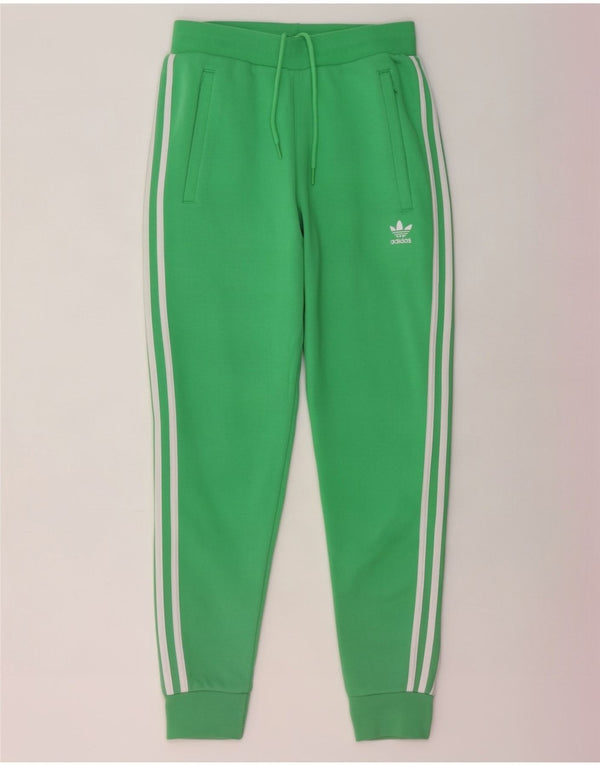Pantaloni da tuta da donna Adidas Joggers UK 10 Small Green Cotton
