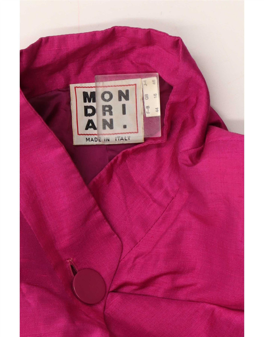 Cappotto oversize da donna Mondrian UK 16 Large Rayon rosa