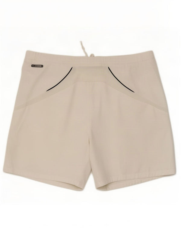 Pantaloncini sportivi da uomo Puma Large bianchi in poliestere