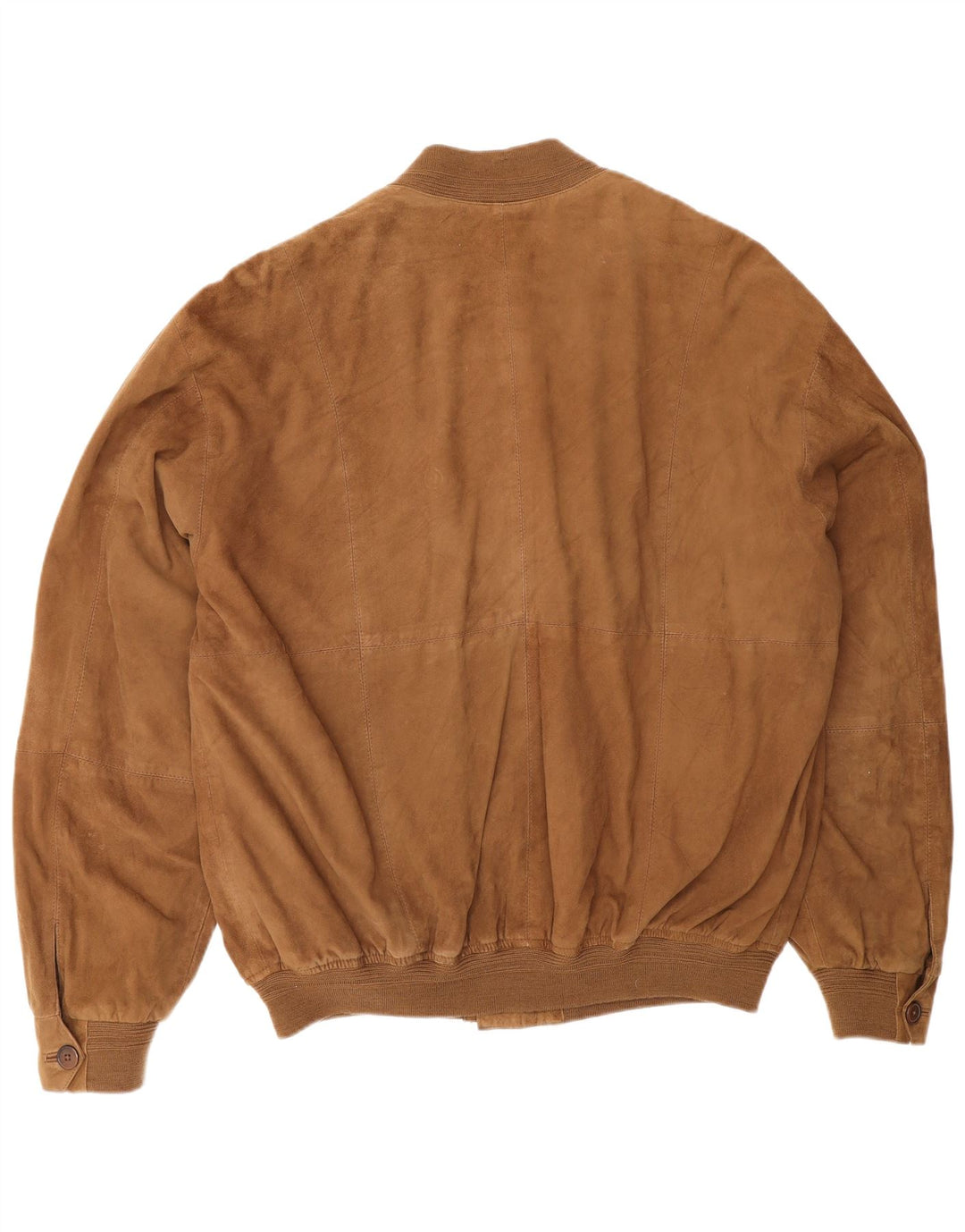 Giacca vintage in pelle scamosciata da uomo IT 52 XL in pelle marrone